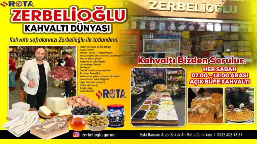 Kahvaltı sofralarınızı Zerbelioğlu ile tatlandırın