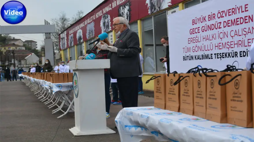 45 Bin haneye sağlık seti dağıtımına başladı