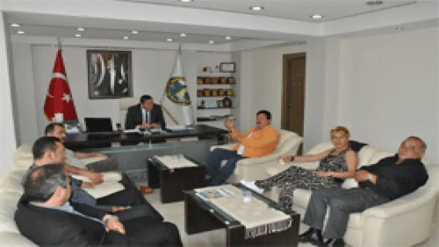 GÖKHAN GÜNEY ALAPLI BELEDİYESİNİ ZİYARET ETTİ