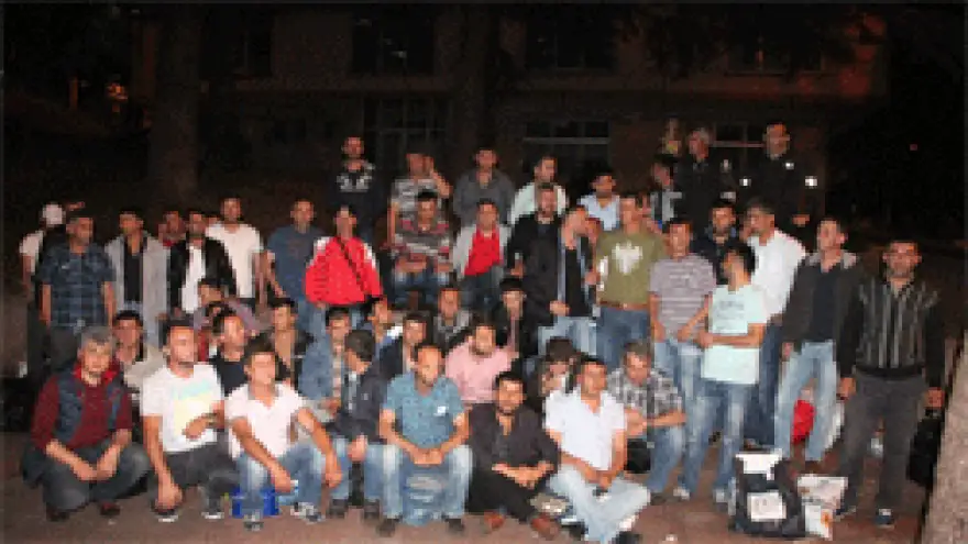 TAŞERON İŞÇİLER İŞ BIRAKTI