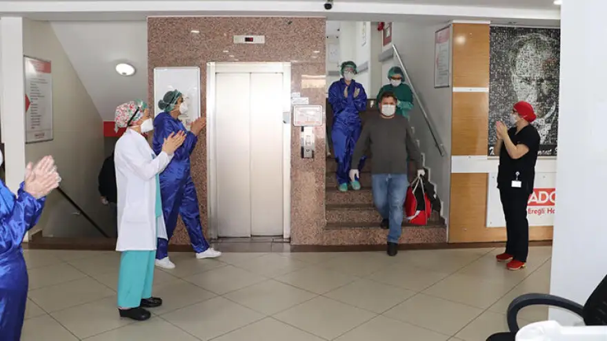 Kovid-19 tedavisi tamamlandı