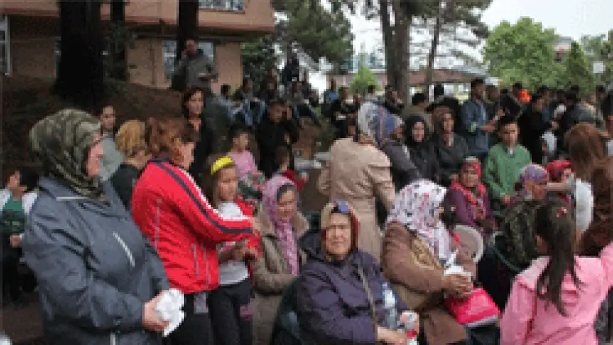 TAŞERON İŞÇİLERİN AİLELERİNDEN DESTEK GELDİ