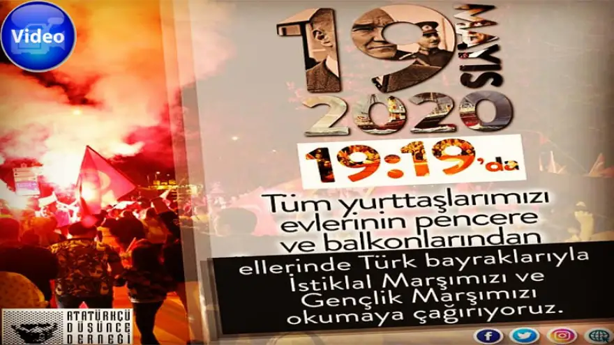 ADD'den 19 Mayıs, Saat 19.19 Çağrısı