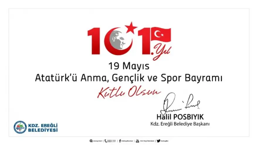 Başkan Posbıyık’tan 19 Mayıs kutlaması