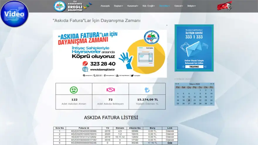 Posbıyık’tan askıda faturaya destek çağrısı