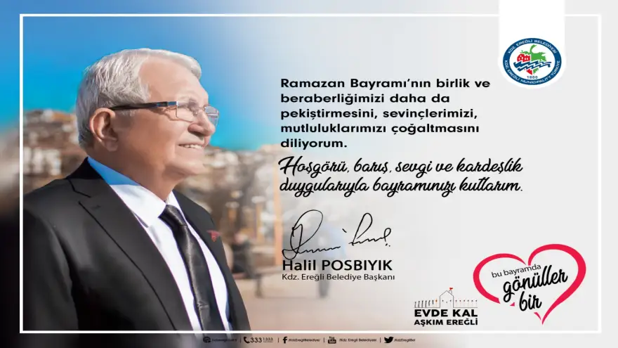 Başkan Posbıyık, Ramazan Bayramı’nı kutladı