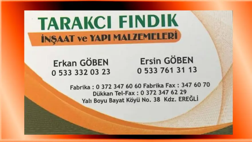 Tarakçı Fındık İnşaat ve Yapı Malzemeleri Ramazan Bayramınızı Kutlar. Bayramın sağlık ve huzur getirmesini diler
