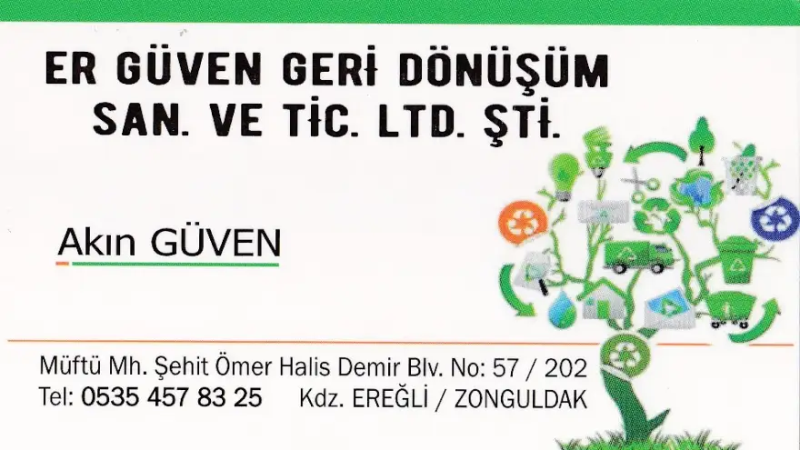 Ergüven Geri Dönüşüm - Akın Güven, Ramazan Bayramınızı Kutlar. Bayramın sağlık ve huzur getirmesini diler