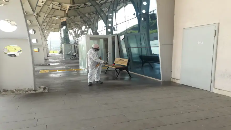 Kdz. Ereğli otogarı dezenfekte ediliyor