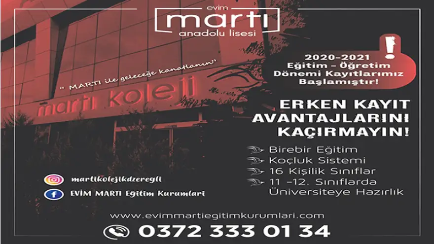 Martı ile geleceğe kanatlanın...