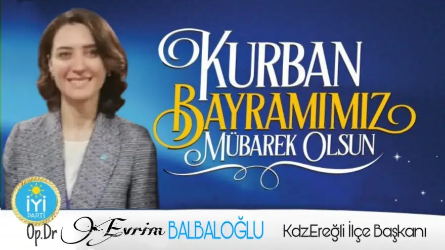 Balbaloğlu, Kurban Bayramınızı Kutlar. Sağlık, Mutluluk ve Esenlikler Diler
