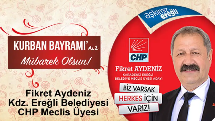 Aydeniz, Kurban Bayramınızı Kutlar. Sağlık, Mutluluk ve Esenlikler Diler