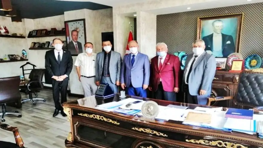 Derneklerden Kaymakam Çorumluoğlu'na ziyaret