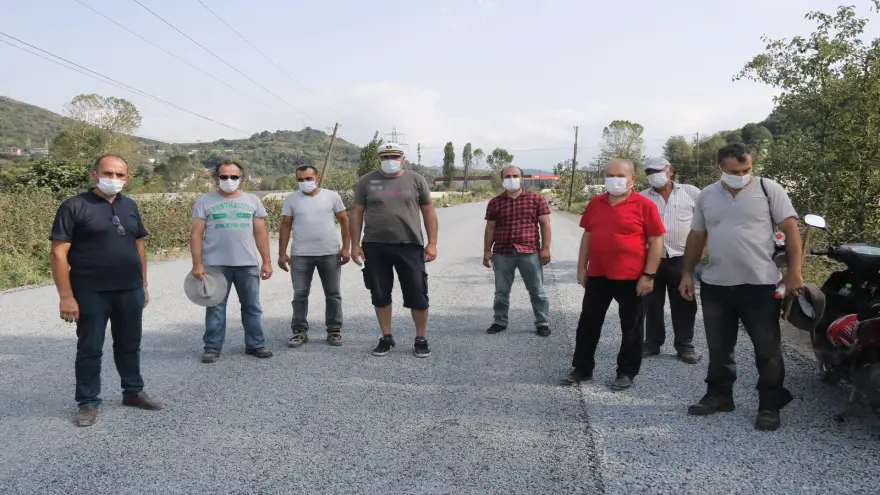 Topçalı Mahallesine 1 Km çevre yolu yapıldı