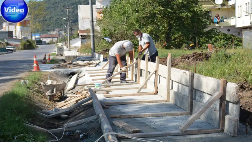 Bölücek’in yaya kaldırımı sorunu çözülüyor