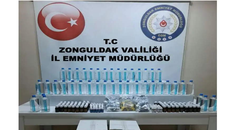 Zonguldak'ta sahte içki operasyonu