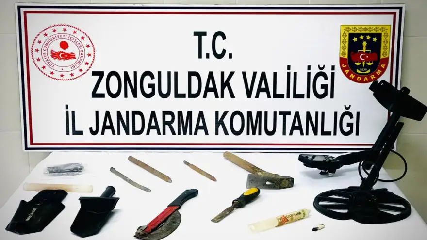 Kaçak kazı yapan 2 Kişi yakalandı
