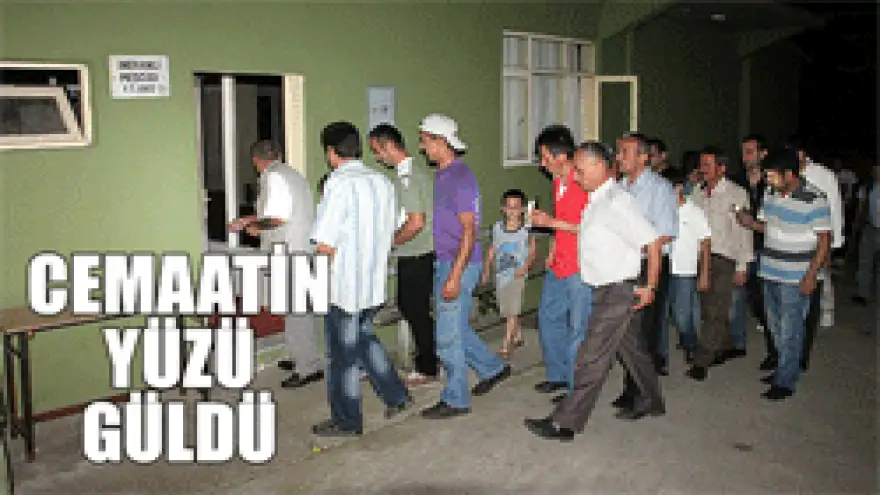 CEMAATİN YÜZÜ GÜLDÜ