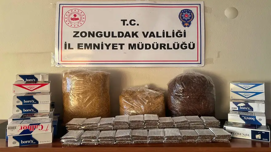 15 kg kıyılmış tütün ele geçirildi...