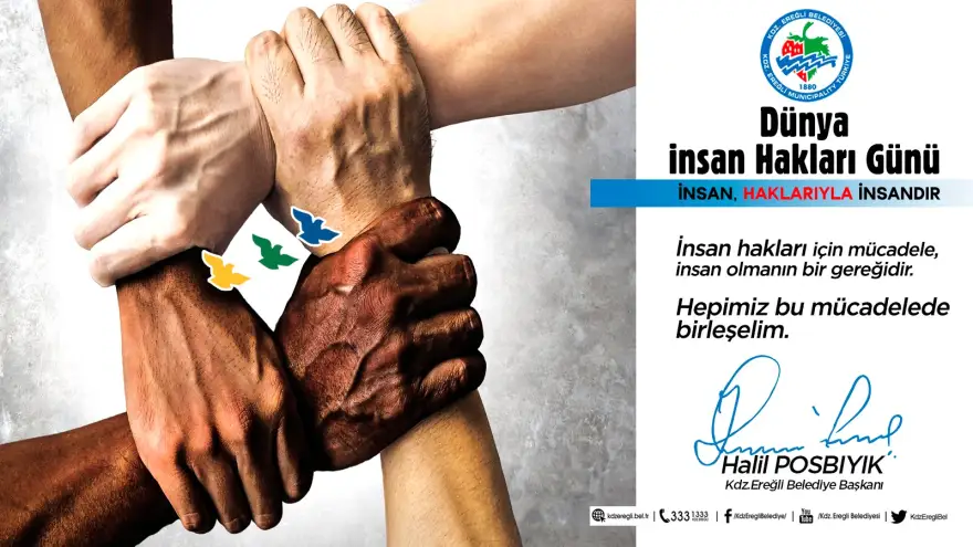 Başkan Posbıyık’tan insan hakları günü mesajı
