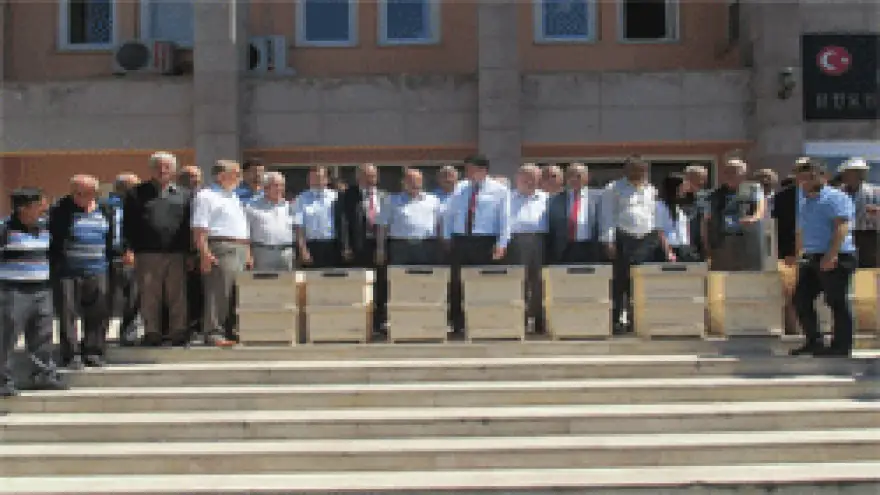 ORGANİK KOVAN DAĞITILDI