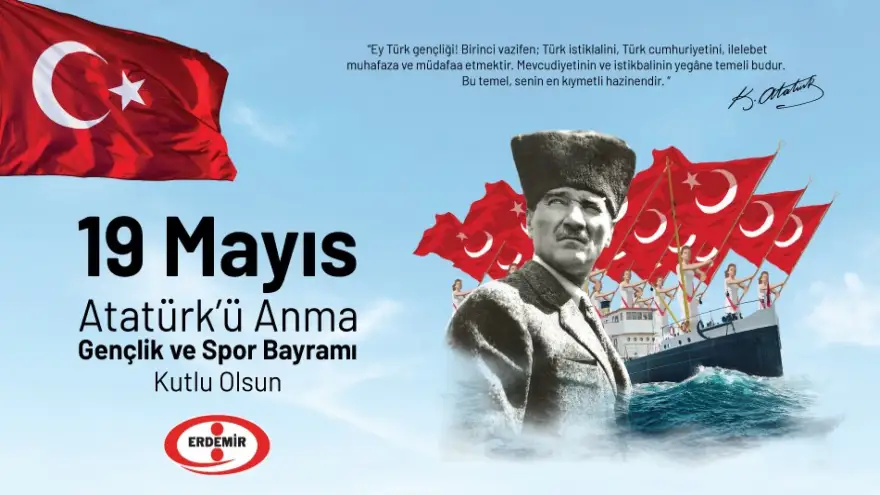 19 Mayıs Atatürk'ü Anma Gençlik ve Spor Bayramı Kutlu Olsun...