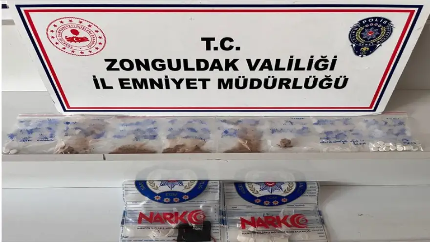 Zonguldak ve Ereğli'de uyuşturucu operasyonu 9 gözaltı