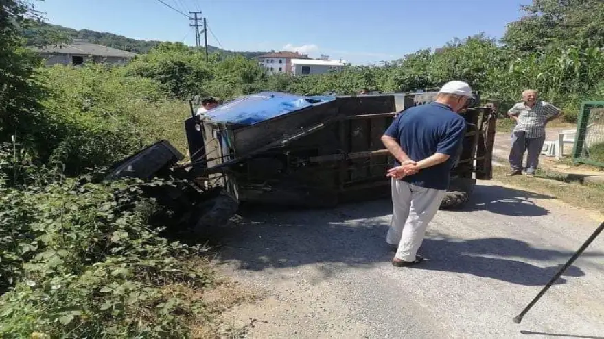 Alapli'da pat pat kazası: 3 Yaralı