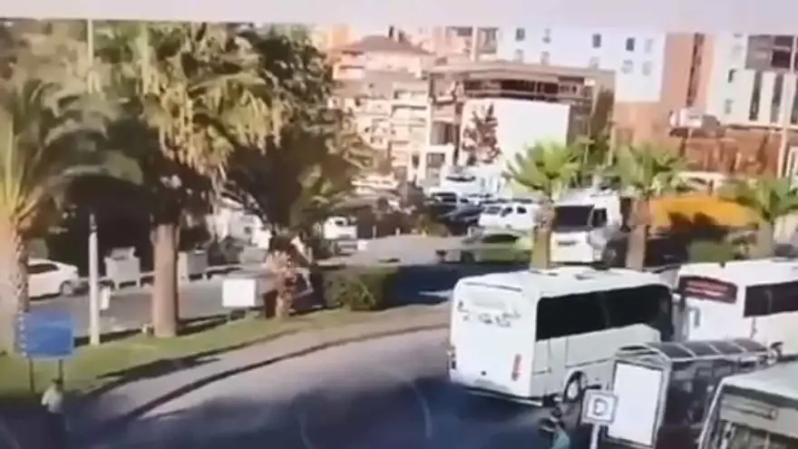 Feci kazanın güvenlik kamera görüntüsü..