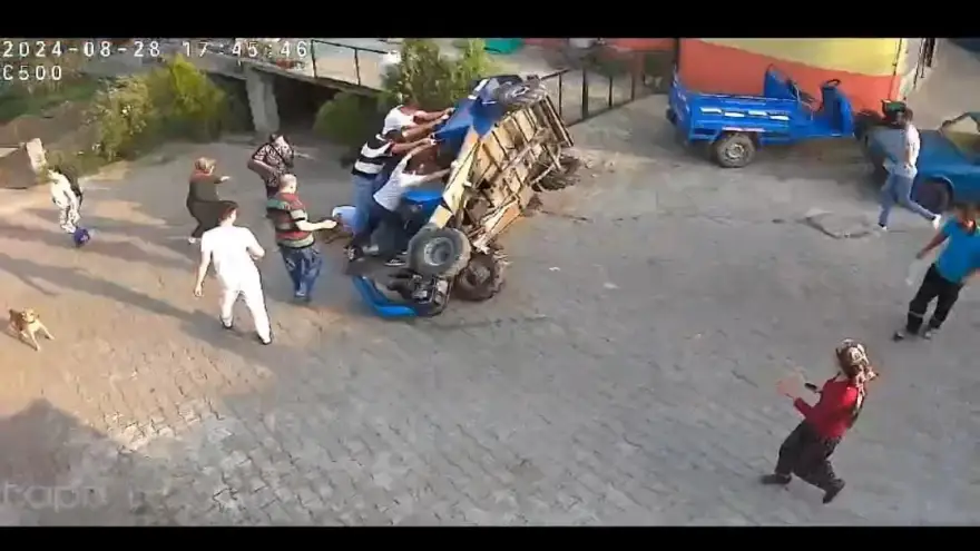 O ölümlü feci kazanın  görüntüleri ortaya çıktı.