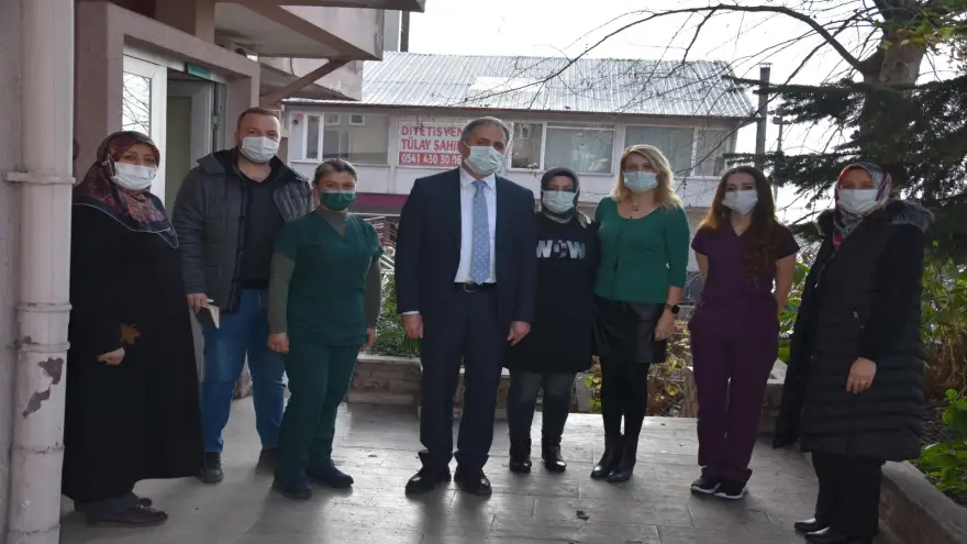 Bozkurt, dispanser çalışanlarının sorunlarını dinledi