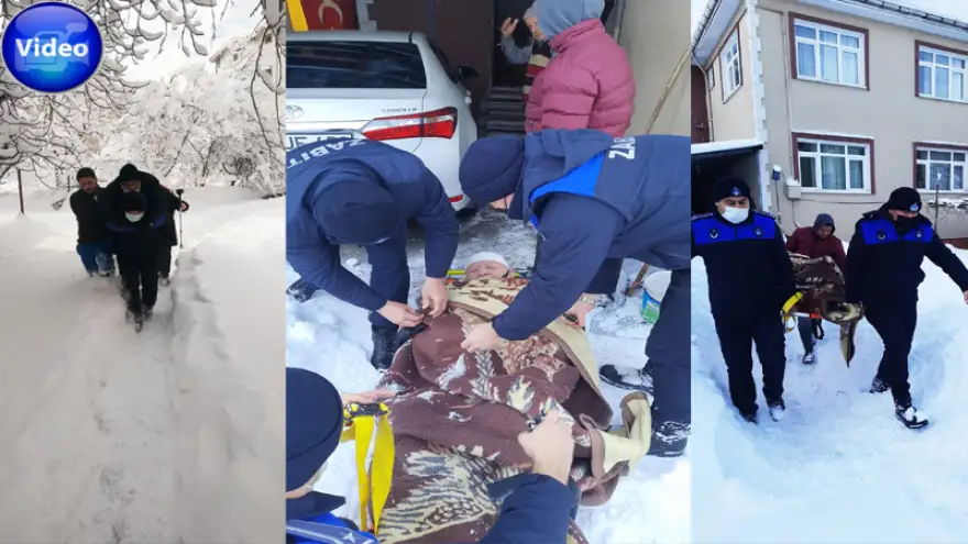 Kdz. Ereğli Belediyesi, acil hastaların yardımına koşuyor