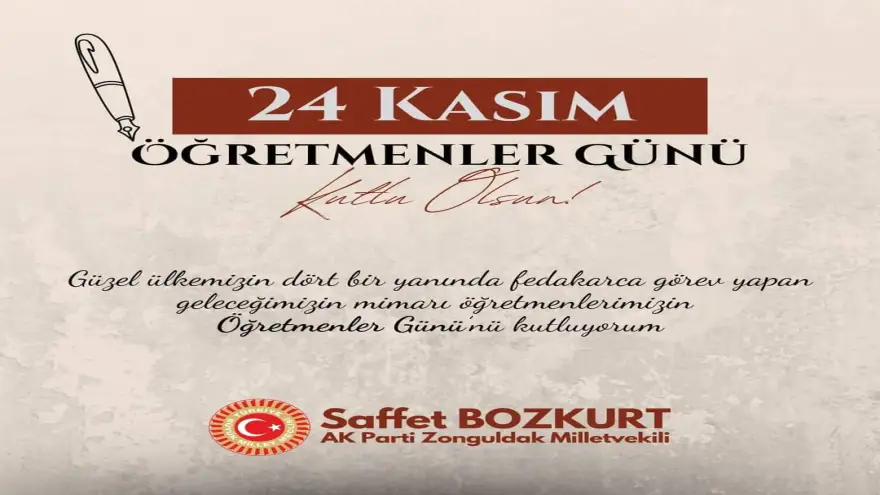 24 Kasım Öğretmenler Günü Kutlu Olsun..