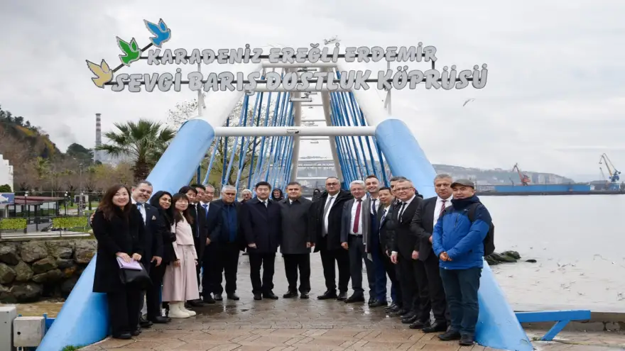 KARDEŞ KENT JİNHUA HEYETİNDEN KDZ. EREĞLİ BELEDİYESİ’NE ZİYARET