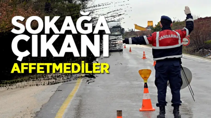 54 Kişi sokağa çıkma yasağını ihlal etti...