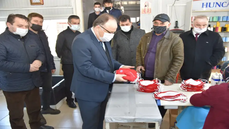 Vali Tutulmaz, Asma'da iş insanlarını ziyaret etti