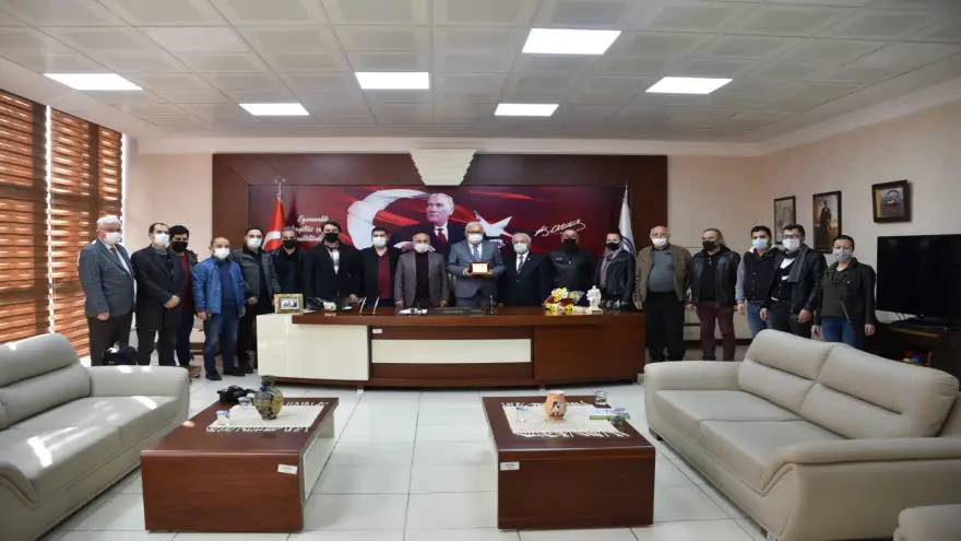 Gazetecilerden Başkan Posbıyık’a teşekkür ziyareti