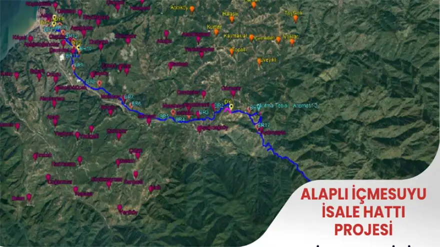 Alaplı İçme Suyu İsale Hattı Projesi İhaleye Çıkıyor..