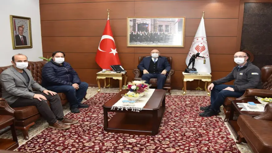 Vali Tutulmaz, Enerjisa yetkililerini makamında kabul etti