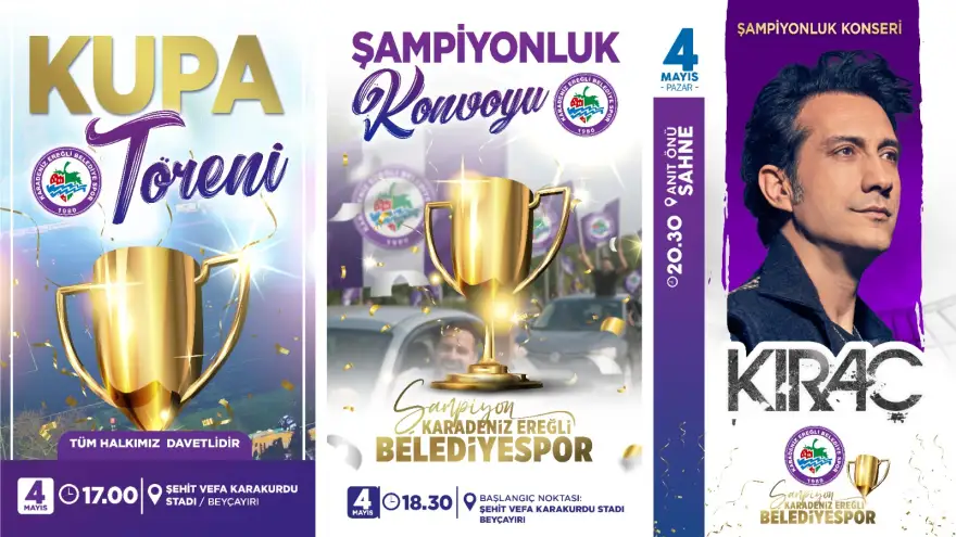 HAZIRMISIN KDZ. EREĞLİ!..ŞAMPİYON KUPASINA KAVUŞUYOR
