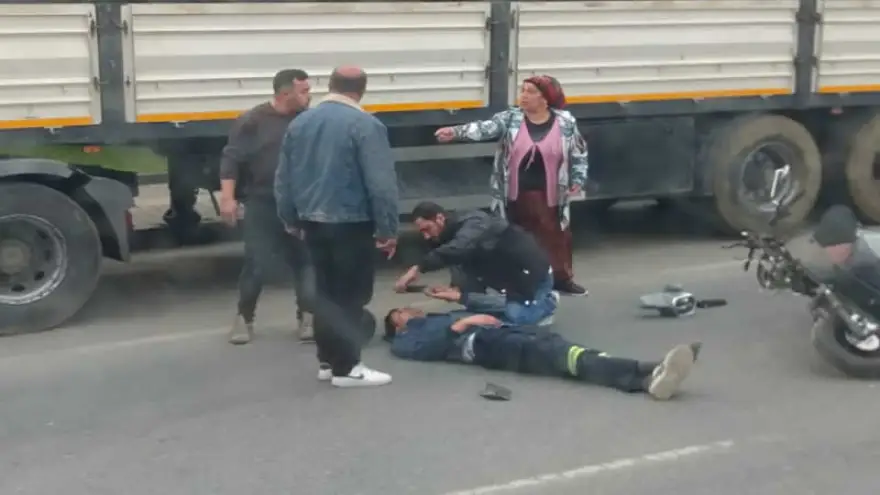 Direksiyon hakimiyetini kaybetti... Devrildi...