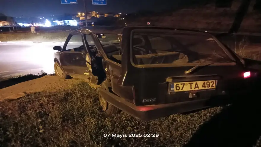 Trafik kazası, biri ağır 2 kişi yaralandı..