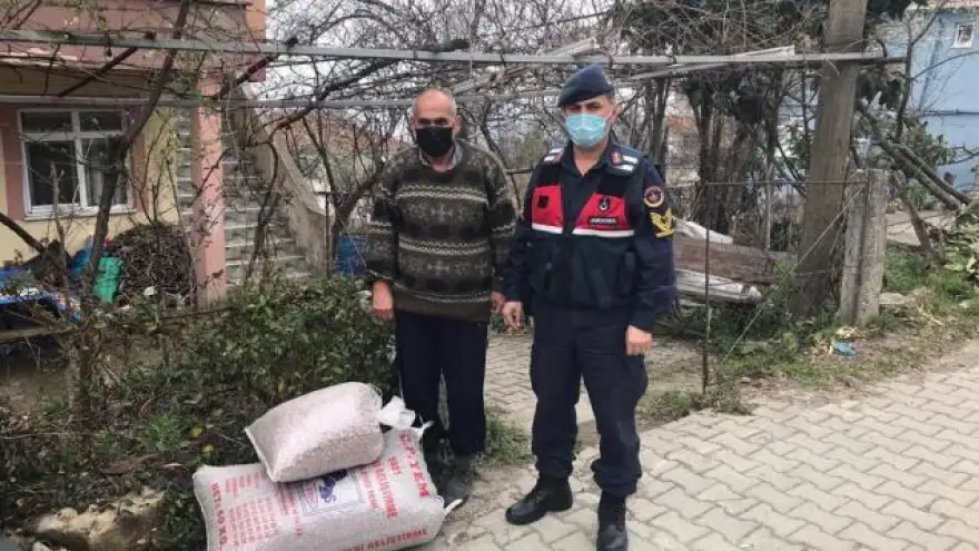 Fındık hırsızı yakalandı