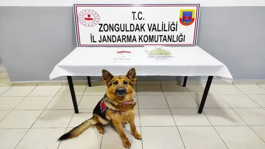 Jandarmanın durdurduğu araçtan uyuşturucu çıktı