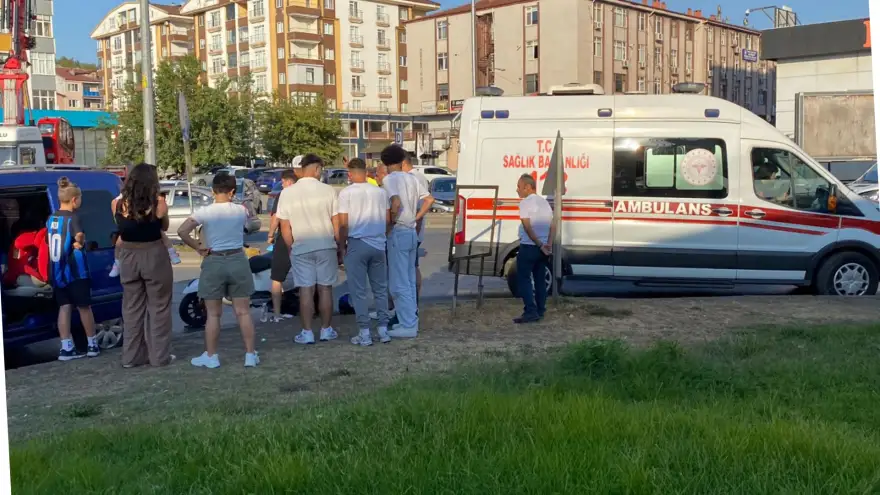 Kafa kafaya çarpıştılar...