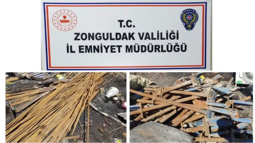 4 Ton Demir Çalan 3 Kişi Yakalandı