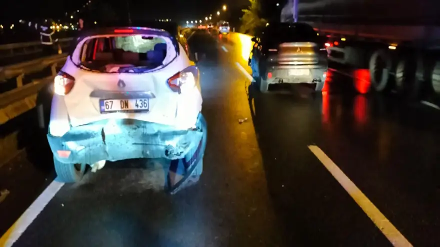 Trafik kazasında iki kişi yaralandı...