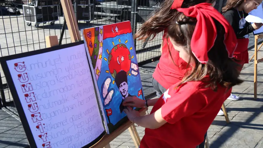 BELEDİYE MÜZELERİNDE CUMHURİYET COŞKUSU YAŞANDI