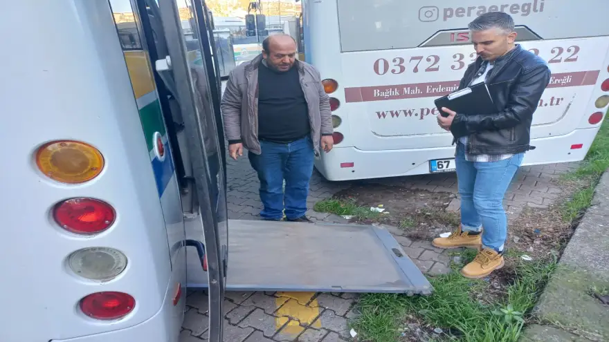 Kdz. Ereğli’de Halk Otobüsleri Denetlendi!
