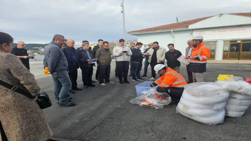 BOZHANE LİMANI’NDA ‘DENİZ KİRLİLİĞİ’ TATBİKATI YAPILDI
